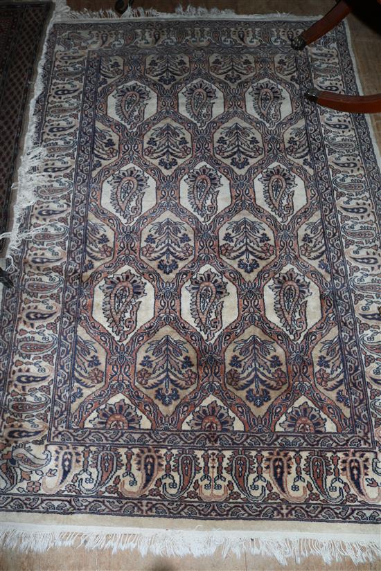 Cream & brown rug